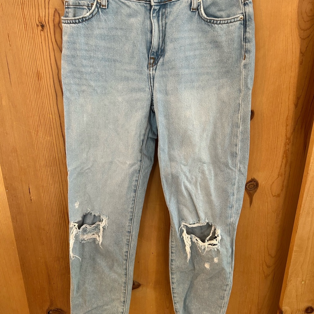 Light Blue distressed girls Denim Jeans